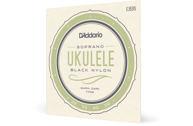 Corzi ukulele  Daddario EJ53S Pro-Arté Rectified Hawaiian-Soprano