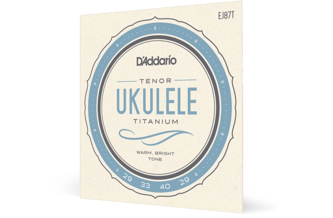 Corzi ukulele  Daddario EJ87T Titanium Tenor