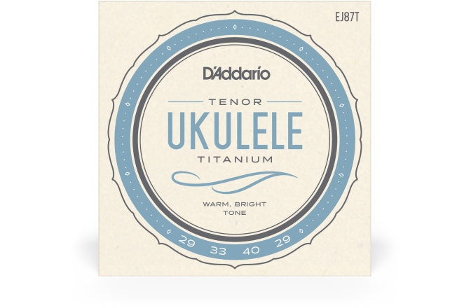 Corzi ukulele  Daddario EJ87T Titanium Tenor
