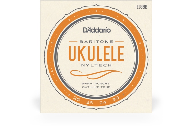 Corzi ukulele Daddario EJ88B Nyltech Baritone