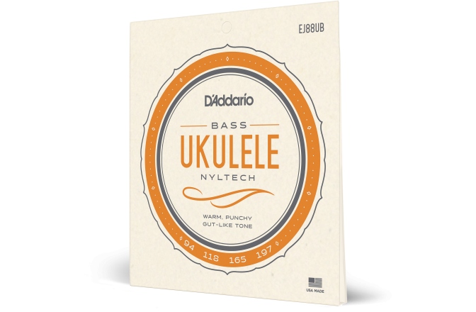 Corzi ukulele Daddario EJ88UB Nyltech Bass