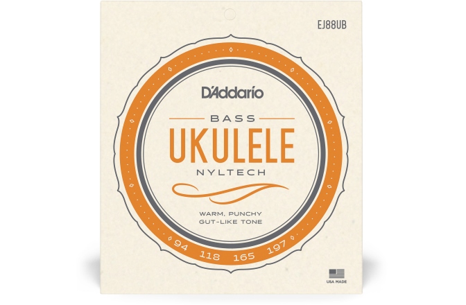 Corzi ukulele Daddario EJ88UB Nyltech Bass