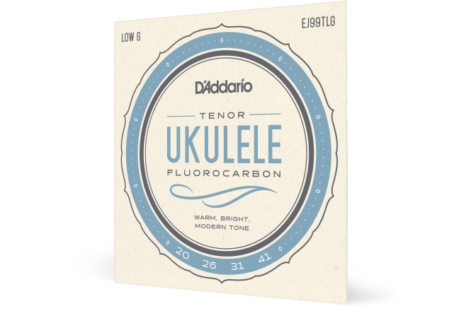 Corzi ukulele  Daddario EJ99TLG Pro-Arté Carbon Tenor Low G