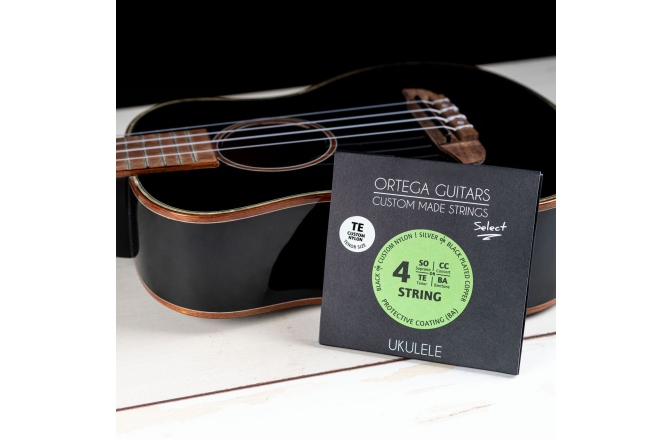 Corzi Ukulele Ortega Custom Made Strings "Select" for Tenor Ukulele 4 String - Custom Nylon / .026/.028
