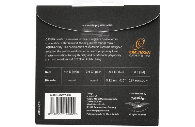 Corzi Ukulele Ortega Strings - for Bariton-Ukulele