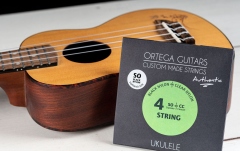 Corzi ukulele sopran Ortega Custom Made Strings "Authentic" for Soprano Ukulele 4 String - Black Nylon / .024/.026