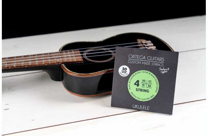 Corzi ukulele sopran Ortega Custom Made Strings "Select" for Soprano Ukulele 4 String - Custom Nylon / .024/.026