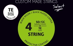 Corzi ukulele tenor Ortega CM Tenor Low-G Set Black Nylon