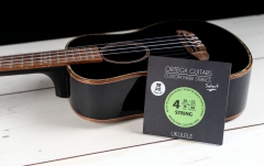 Corzi Ukulele Tenor Ortega Custom Made Strings "Select" for Tenor Ukulele 4 String - Black Nylon / .026/.028