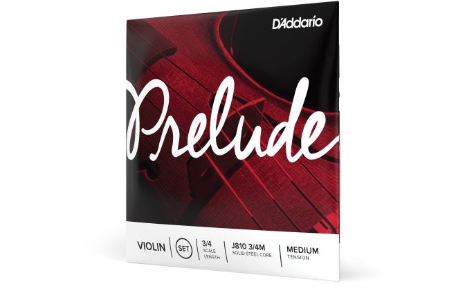 Corzi vioară Daddario Prelude J810 Set 3/4 Medium