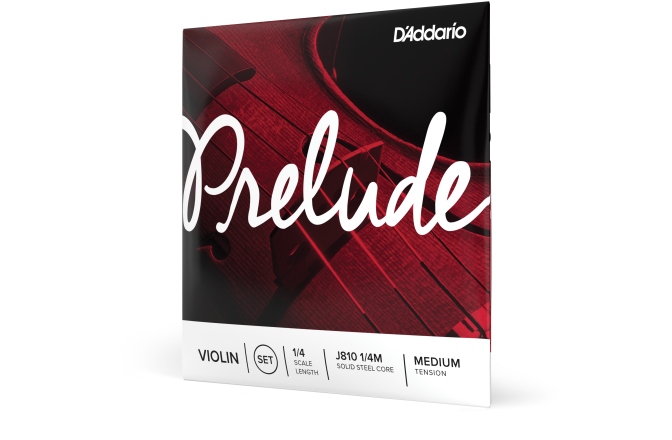 Corzi vioară Daddario Prelude Violin String Set 1/4 Scale MT