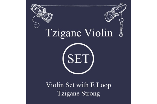 Tzigane Multifilament Strong Set 4/4  E oțel buclă