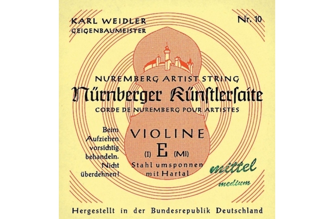 Corzi vioară Nürnberger Kuenstler strand core Nr.10 Mi(E) 1/16