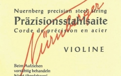 Corzi vioară Nürnberger Precision solid core Set Nr.79 1/16