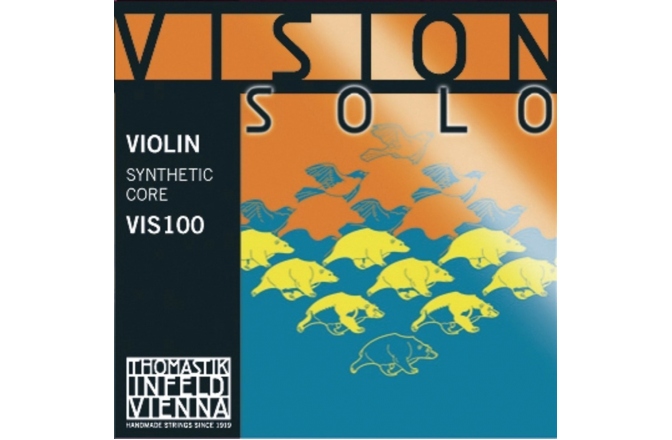 Corzi vioară Thomastik Vision solo Set  VIS100 (D Alu) 4/4