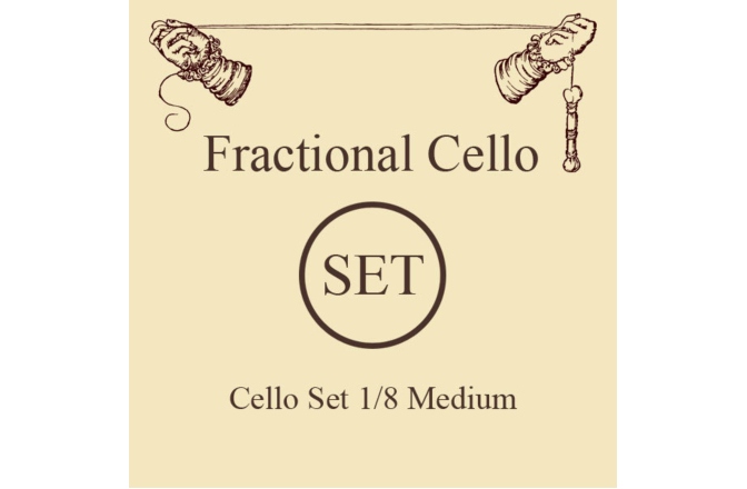 Corzi violoncel set Larsen Original Fractional - marime mica Set 1/8