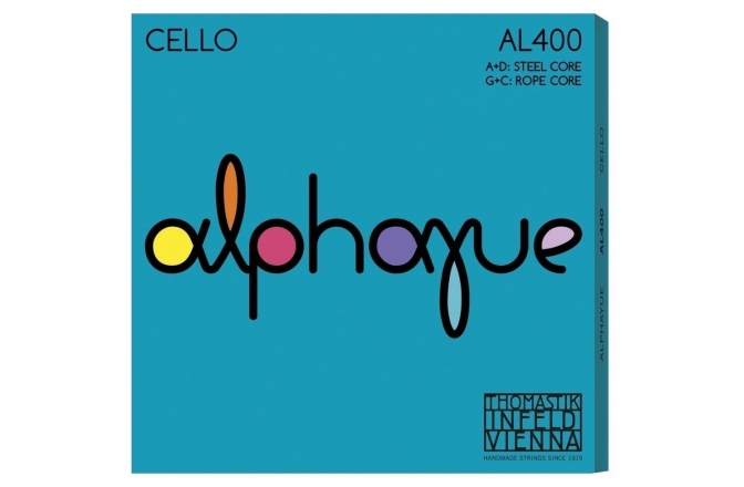 Corzi violoncel Thomastik Alphayue AL400 Cello Set
