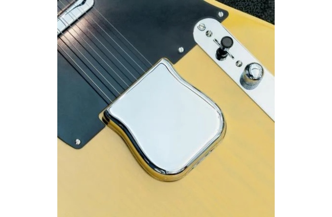 Cover metalic pentru Bridge Fender Pure Vintage Telecaster Ashtray Bridge Cover Chrome