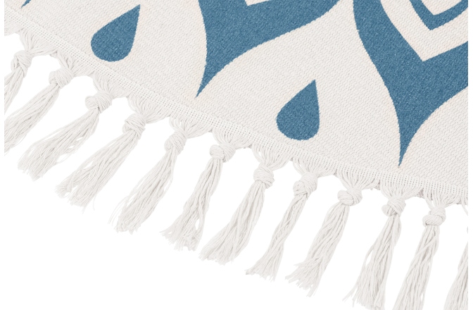 Covor meditație Meinl Meditation Rug 78" / 200 cm - Navy Blue / Floral Design