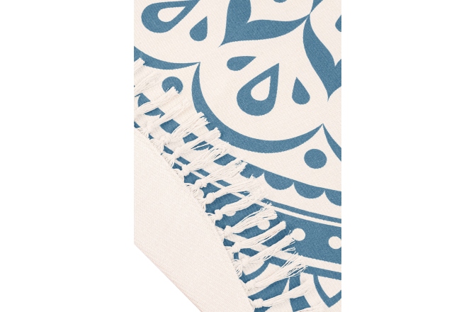 Covor meditație Meinl Meditation Rug 78" / 200 cm - Navy Blue / Floral Design
