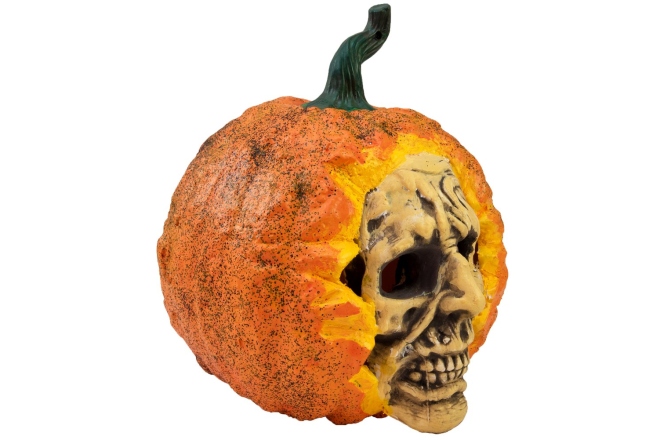 Craniu dovleac Europalms Halloween Skull Pumpkin, 26cm