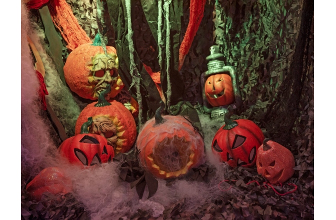 Craniu dovleac Europalms Halloween Skull Pumpkin, 26cm