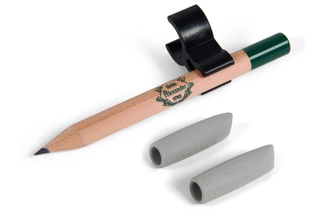 Creion cu suport Gebr. Alexander Pencil holder with pencil and erasers