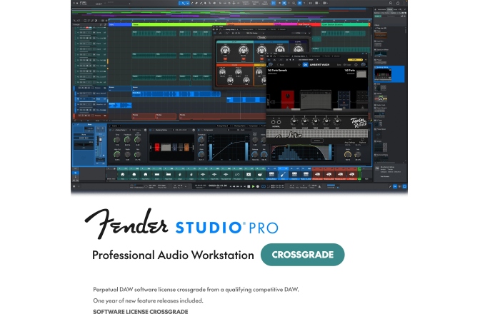 Crossgrade Licență DAW Fender Studio Pro 8 Crossgrade Perpetual License