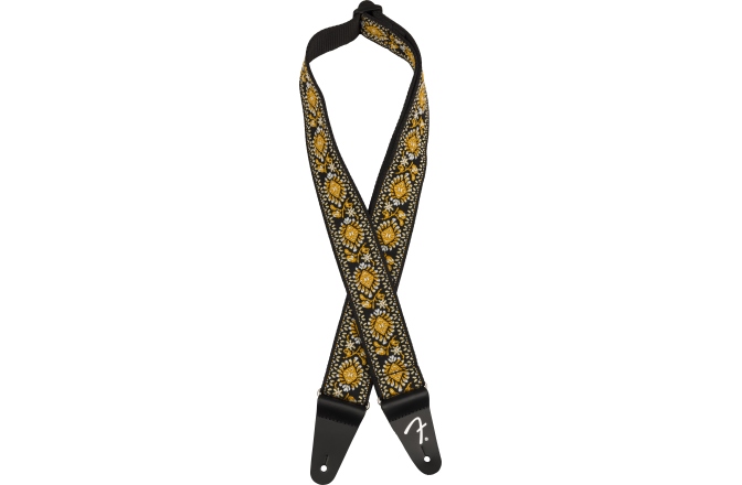 Cure chitară Fender Pasadena Woven Strap Yellow Lotus 2"