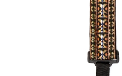 Curea Banjo Daddario Woven Banjo Strap Hootenanny Yellow and Brown