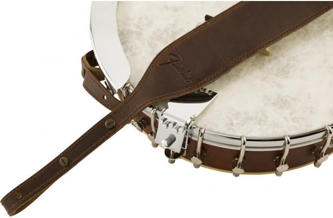 Curea Banjo Fender Paramount Banjo Leather Strap Brown