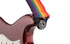 Curea chitară auto-lock Daddario Auto Lock Polypro Guitar Strap Rainbow