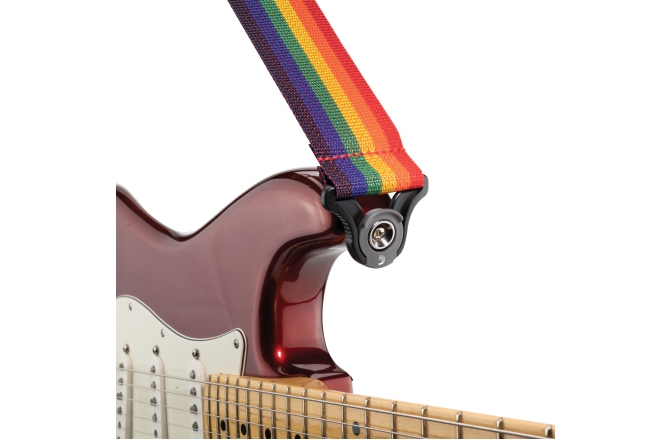 Curea chitară auto-lock Daddario Auto Lock Polypro Guitar Strap Rainbow