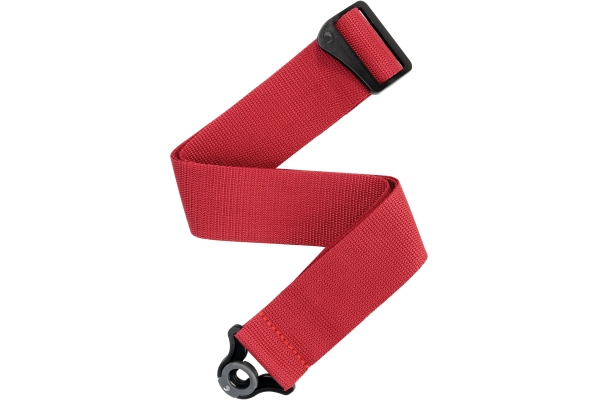 Auto Lock Polypro Guitar Strap Red Auto Lock Polypro Guitar Strap Red