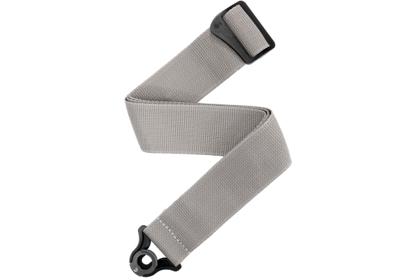 Auto Lock Polypro Guitar Strap Silver Auto Lock Polypro Guitar Strap Silver