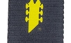 Curea chitară Chauvet Charvel Strap Black with Yellow Logo
