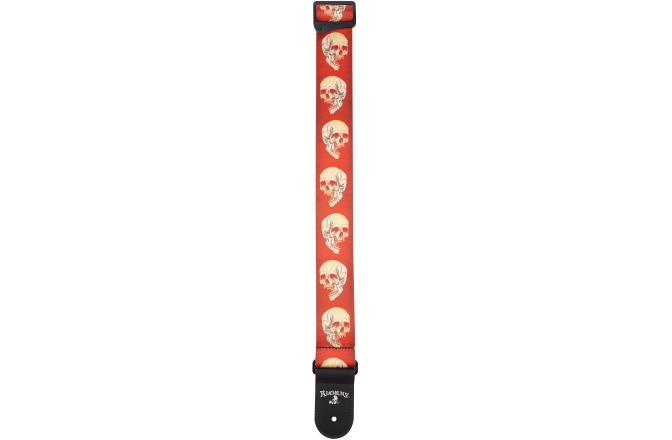Curea chitară Daddario Alchemy Guitar Strap Live Life Skull