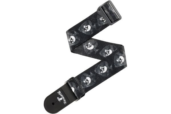 Alchemy Guitar Strap Skulls in Spades