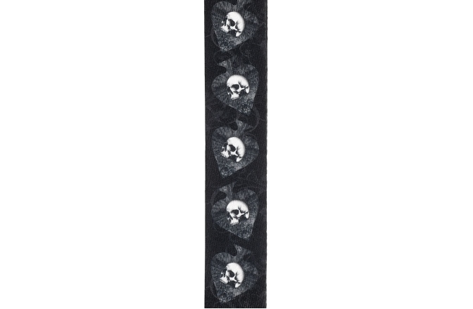 Curea chitară Daddario Alchemy Guitar Strap Skulls in Spades
