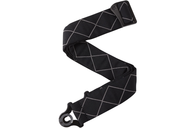 Curea chitară Daddario Auto Lock Guitar Strap Black Padded Diamonds