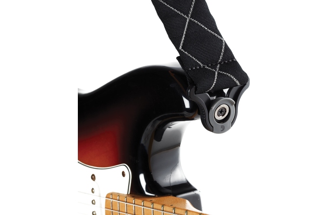 Curea chitară Daddario Auto Lock Guitar Strap Black Padded Diamonds