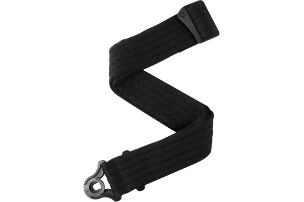 Auto Lock Guitar Strap Black Padded Stripes Auto Lock Guitar Strap Black Padded Stripes