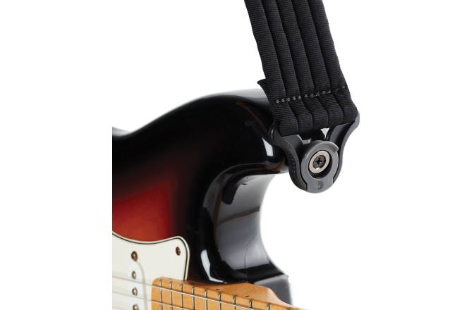 Curea chitară Daddario Auto Lock Guitar Strap Black Padded Stripes