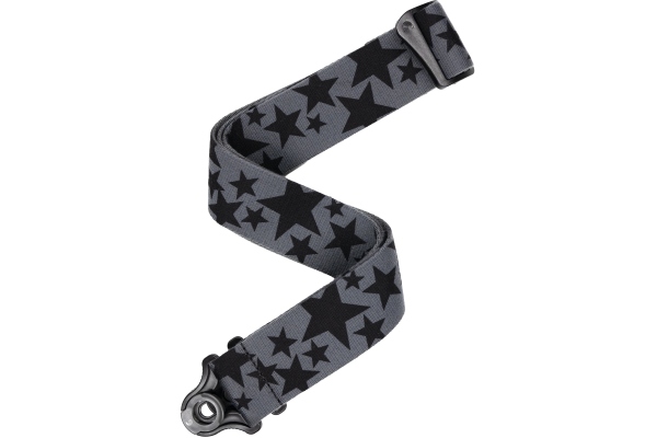 Auto Lock Guitar Strap Skater Stars Auto Lock Guitar Strap Skater Stars