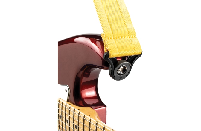 Curea chitară Daddario Auto Lock Strap Mellow Yellow