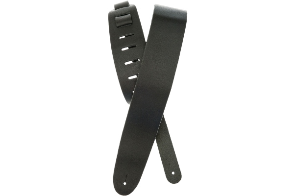 Basic Classic Leather Guitar Strap Black
