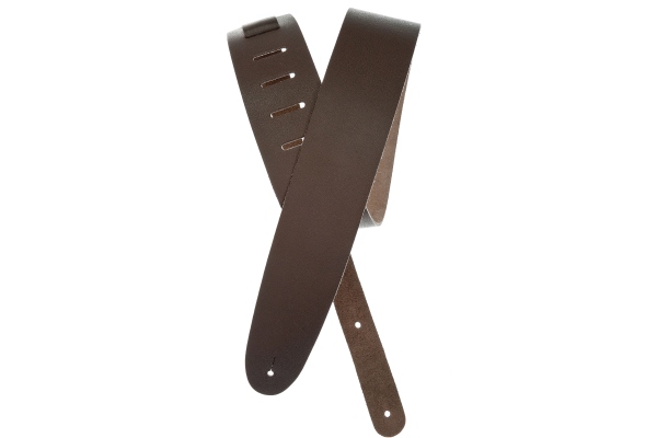 Basic Classic Leather Guitar Strap Brown