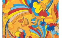 Curea chitară Daddario Beatles Yellow Submarine 55th Anniversary Vinyl Guitar Strap Primrose Prairie
