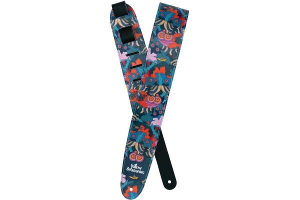 Beatles Yellow Submarine 55th Anniversary Vinyl Guitar Strap Under The Sea