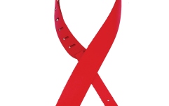 Curea chitară Daddario Classic Leather Guitar Strap Red